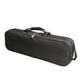 thumbnail image 7 of MI&VI NF-3001 Light Hard Violin Case (1/2 Size) with Adjustable Straps | Velvet Plush Cushion | High-Density Foam | Hygrometer | Sheet Pocket (Black), 7 of 7
