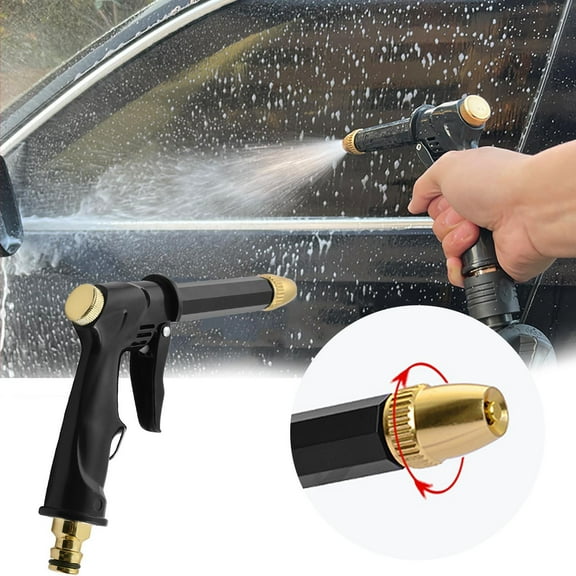sruoe Water Hose Nozzle, Washing Water Gun, Pressure Washer Wands, Trigger Thumb Control Garden Hose Nozzle Sprayer, , Plastic Water Nozzle, Water Nozzle for Car Wash Cleaning