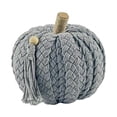 thumbnail image 3 of Calabazas artificiales BLESIY Adorno de Halloween Decoración rústica Calabaza de imitación Gris, 3 of 8
