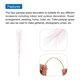 thumbnail image 4 of Uxcell 30Pcs Hierba Artificial de Pampas 21" Falsa Pampas para Decoración de Bodas Rosa, 4 of 7