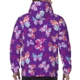 thumbnail image 5 of Hoodies for Men - Bright Butterflies Long Sleeve Comfrt Men'S Fashion Hoodies & Sweatshirts, Sweatshirts for Men Hoodies Pullover Clothing Clothes with Pouch, 5 of 7