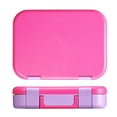 thumbnail image 5 of Your Zone Kids Bento Lunch Box, 4-Compartment Food Container with Utensils & Dressing Cup, Pink, 5 of 10
