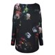 thumbnail image 5 of Top suelto con cuello en V y manga larga con estampado informal a la moda para mujer Pompotops  gfhjh21455, 5 of 8