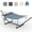 Blue, variant on Kicctian Portable 2 Person Hammock with Adjustable Steel Stand for Patio, Garden, Beach or Backyard,Blue