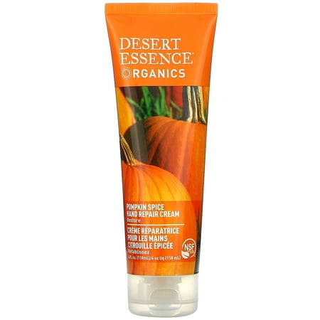 Desert Essence Organics, Hand Repair Cream, Pumpkin Spice, 4 fl oz (118 ml)