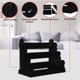 thumbnail image 4 of Organizador de joyas de terciopelo de 3 niveles, soporte para pulseras y expositor, desmontable. Negro, 4 of 7