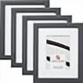 thumbnail image 3 of Craig Frames Contemporary, 16 x 24 Inch Grey Picture Frame Matted to Display a 12 x 18 Inch Photo, Set of 4, 3 of 4