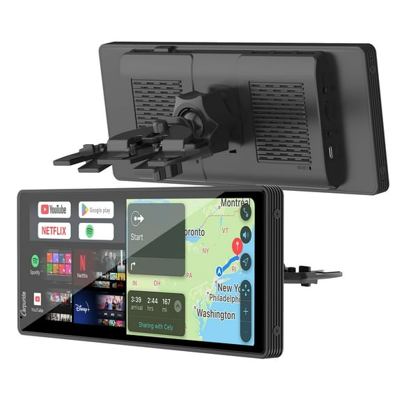 Estéreo para coche Carpuride Wireless CarPlay y Android Auto 4+64 GB