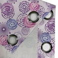 thumbnail image 4 of Ambesonne Purple Grommet Curtain, Watercolor Flower Art, 50" x 96", Blue Pink, 4 of 6