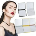 thumbnail image 3 of Mini Square Makeup Mirror Portable Double-sided Foldable Mirror Small Gift O4 N3P3, 3 of 7
