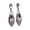 Pink, variant on FENOHREFE Trendy Teardrop Crystal Earrings for Women Rhinestones Chandelier Ear Rings Ear Accessories for Weddings and Parties