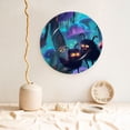 thumbnail image 5 of Yiaed Cute Fuzzy Fantasy Creatures Print Bone China Decorative Plate Ceramic Dinner Plates Art Crafts with Display Stand-7in, 5 of 6