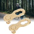 thumbnail image 3 of Juego de 10 pares de juntas de enlace rápido, conector de cadena de bicicleta dorado de 10 velocidades para bicicletas de montaña, 3 of 8