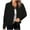 Black, variant on Herrnalise Jackets For Women Fashion Tops Long Sleeve Solid Blouse Button Outwear Sweatshirt Coat Shackets For Women 2024 fall Black,S