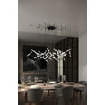 thumbnail image 4 of Sonneman 2897.25 Ballet 24 Light 49" Wide Led Abstract Multi Light Pendant - Black, 4 of 5