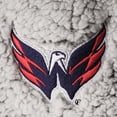 thumbnail image 5 of Women's G-III 4Her by Carl Banks Gray Washington Capitals Sherpa Quarter-Zip Pullover Jacket, 5 of 5