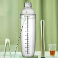 thumbnail image 4 of Plastic Shaker, Drink Mixers With Scales, Bar Party Home Use Wine Shaker Bar Mixing Tool, Transparent, Non Slip Sealed Lid, Detachable, Easy To Grip Clean, For Cocktails Beverages, 4 of 7