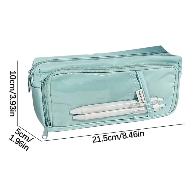Bolsas de Lápiz con Cremallera Caja de Lápiz Multifuncional de Alto Valor, Bolsa de Papelería de Tela Estudiantil de Gran Capacidad, Caja de Lápiz Caja de Lápiz Grande
