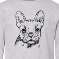 thumbnail image 4 of Inktastic French Bulldog Portrait Long Sleeve Youth T-Shirt, 4 of 5