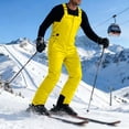 thumbnail image 5 of QHFBli Mens Snow Bibs Waterproof Insulated Overall Winter Warm Thermal Outdoor Snowboarding Ski Snow Pants with Suspenders, 5 of 8