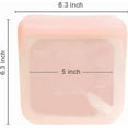 thumbnail image 2 of purifyou Set of 5 Reusable Silicone Storage Snack Bags 6oz / 16oz / 32oz / 64oz Self-Seal Food Storage Container for Fruits, Vegetables, Sandwiches, Dishwasher Safe & Leak-free, 2 of 5