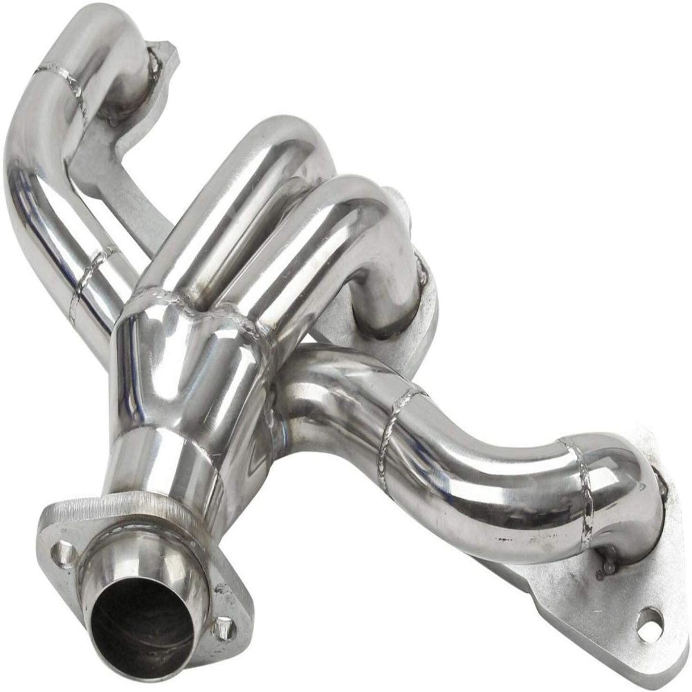 Replacement Parts Headers BLACKHORSERACING Stainless Manifold Header w/Gasket Performance