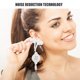 thumbnail image 4 of 2pcs mp3 dual retráctil retráctica auriculares auriculares auriculares aislantes de ruido con sonido transparente portátiles y cómodos auriculares con cable para viajes deportivos y uso diario, 4 of 4