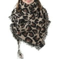 thumbnail image 1 of Coofit Winter Scarf Leopard Print Artificial Wool Blanket Scarf Shawl Scarf for Ladies, 1 of 10