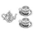 thumbnail image 1 of OUNONA 1 Set Doll Tea Set Silver Iron DIY Projects Simple and Delicate Design Gift, 1 of 8
