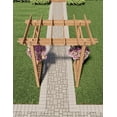thumbnail image 4 of Vita Springwood Cedar Wood Arbor, Golden Brown, VA68900, 4 of 11