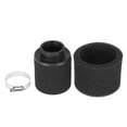 thumbnail image 6 of Universal 40mm Straight Motorcycle ATV Air Filter Cleaner for 50cc Engine Cleaner Black, 6 of 6