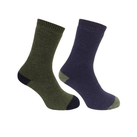 

Hoggs of Fife 1904 Country Short Socks (Twin Pack) - Dark Green/Dark Navy Medium