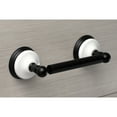 thumbnail image 2 of Kingston Brass Victorian Toilet Paper Holder With Matte Black Finish BA1118MB, 2 of 3