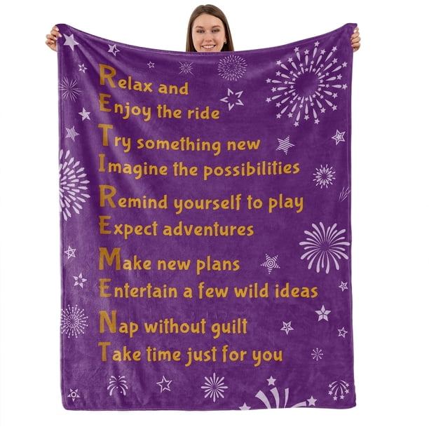 LHSHID Birthday Gifts for Grandma A Heartwarming Hug in a Blanket for Grandma Christmas Day Retirement Gifts for Grandma Blanket 50x60in