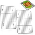 thumbnail image 3 of 2Pcs Baking Rack Cooling Rack Stainless Steel Metal Roasting Cooking Rack Heat Resistant Grill Rack Small Wire Rack Sturdy Grid Wire Rack for Roasting Grilling Cooking Drying, 3 of 8