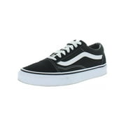 Vans Womens Old Skool Canvas Low Top Skate Shoes B/W 8 Medium (B,M)