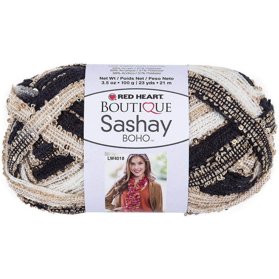 Red Heart Boutique Sashay Boho Yarn, Available in Multiple Colors