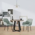 thumbnail image 1 of vidaXL Dining Chairs 2 pcs Light Grey Velvet, 1 of 5