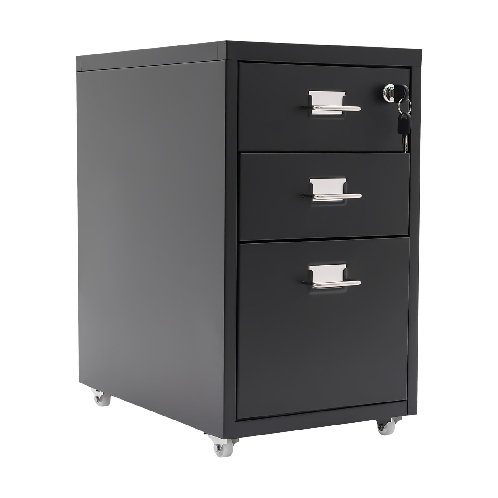 Cold-Rolled Steel Vertical File Cabinet, Electrostatic Spraying, Freestanding Drawer For Home Office To Organize Files, Toiletries, Crafts And Small Items