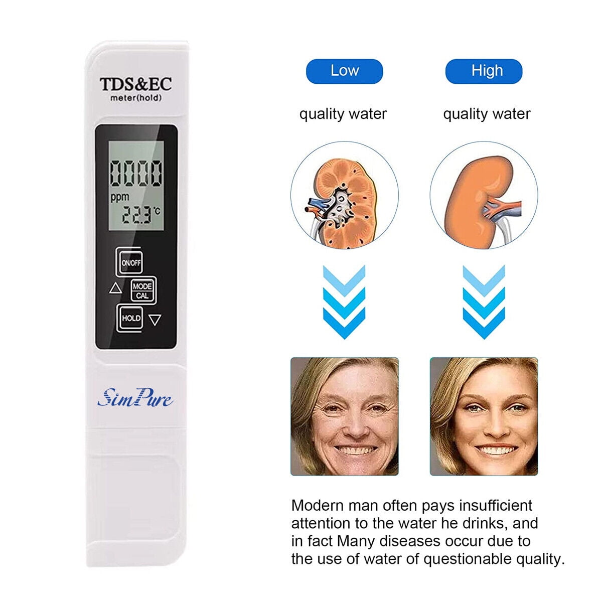 Best Deal for Othmro TDS Meter Digital Water Tester ppm TDS&EC Meter