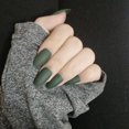 thumbnail image 4 of Beleza, Cuidado e Higiene 24 uñas de ataúd mate de color puro de bailarina, cobertura completa mediana Labymos  Natural, 4 of 7