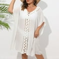 thumbnail image 2 of Beach Cover Up Swim Suits for Women 2025 Stylish Plus Size Pullover Viscose Swimwear Cover-Up for Women - Comfortable Mid-Length Sleeve Dress for Versatile Wear, 2 of 9