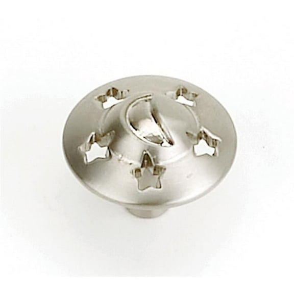 Laurey 13928 1.25 in. Celestials Knob - Brushed Satin Nickel