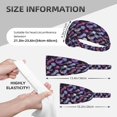 thumbnail image 3 of Headbands For Women/Men, Dreamy Jellyfish Print Elastic Soft Sweat Band Sports Hair Bands For Women & Men'S Hair, Moisture Wicking Workout Head Bands For Running, Gym,Yoga, 3 of 8