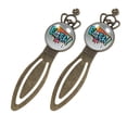thumbnail image 2 of Easter Vintage Copper Crown-Shaped Bookmarks: Stainless Steel Book Accessories and Markers - a Gift for Readers and Book Lovers [Set of 2], 2 of 5
