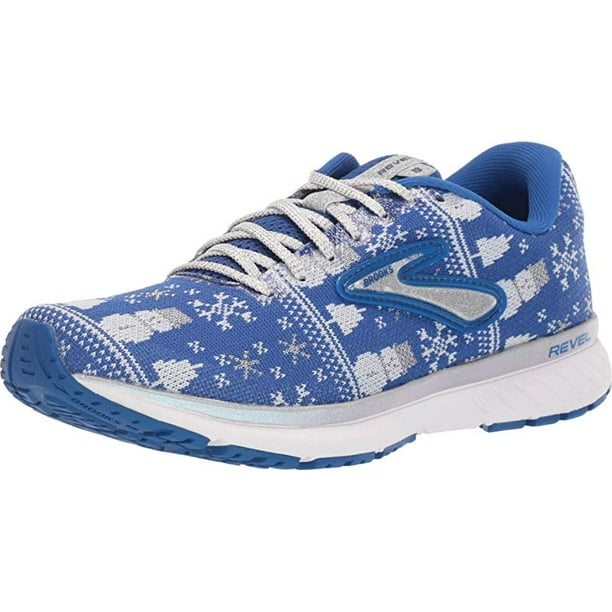 Brooks - Brooks Women's Revel 3 Running Shoe, Blue/White/Silver, 9.5 B ...