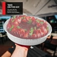 thumbnail image 7 of 9" Round Aluminum Foil Pans with Lids (40 Pack) Pie Tins Disposable 9 Inch with Lid, To-Go Containers for Pies, Cheesecake, Cinnamon Rolls, Flan, 2" Deep Dish Cake Pan for Holidays, 7 of 7
