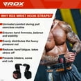 RDX Pro Gym Weight Lifting Hook With Wrist Strap Support