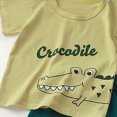 thumbnail image 4 of UAYOTSE Unisex Kids Boys and Girls Pajama Sets Spring short Sleeve short Pants 2pcs Sleepwear Loungewear,Sizes 12-18 Months, 4 of 4