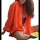 thumbnail image 3 of Camisas de de Algodón de Larga con Botones para Mujer, Blusas Informales con Cuello, Corte Holgado. Naranja y Rojo L, 3 of 8